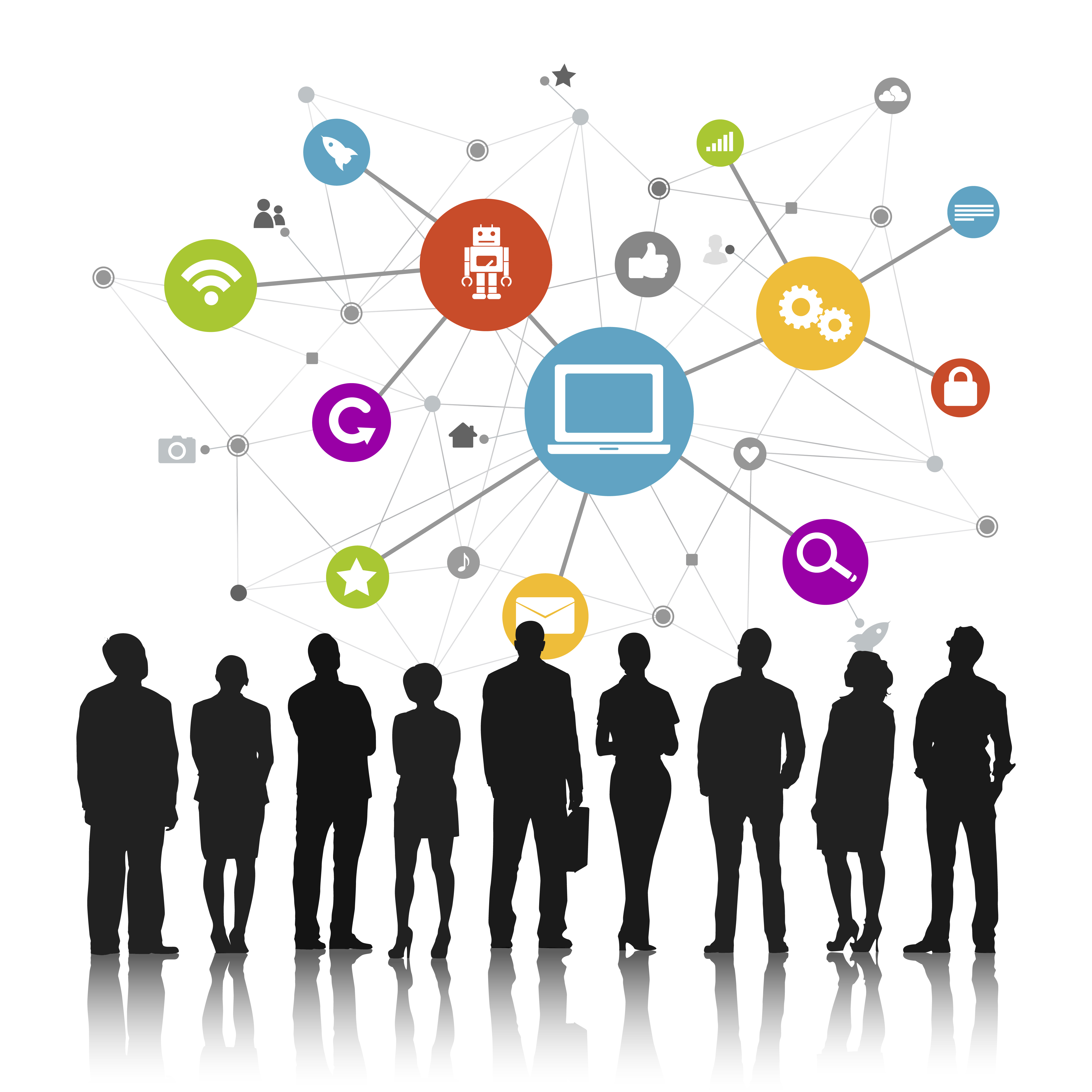 Illustration of business people